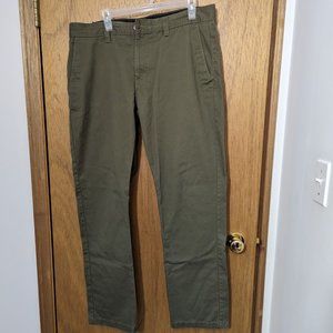 Volcom Frickin Modern Straight Chino Men’s Pants Green 36x31